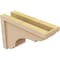 Ekena Millwork 5"W x 15"D x 10"H Classic Bryant Rough Cedar Woodgrain TimberThane Corbel, Primed Tan CORUR05X15X10BRYRCPR - alternate 3